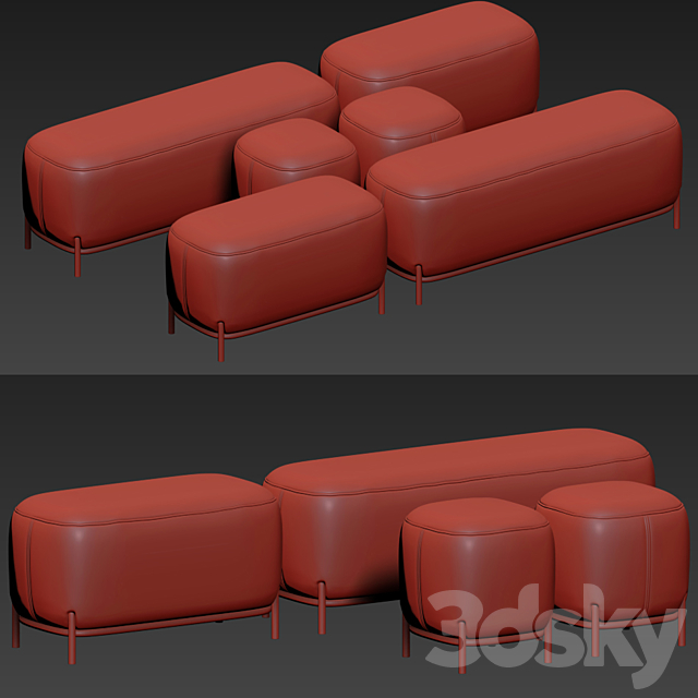 Hemlock Ottoman 3DSMax File - thumbnail 2