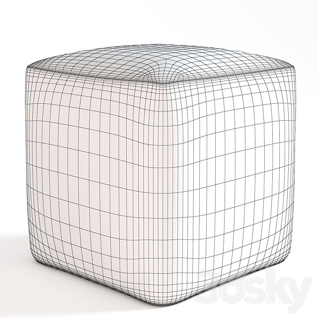 Henty pouf 3DSMax File - thumbnail 3