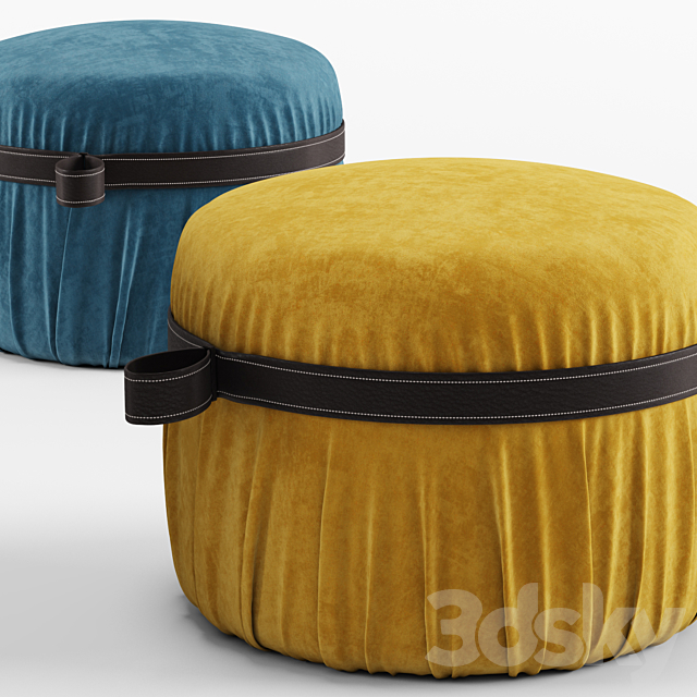 Herm poufs – Potocco 3DSMax File - thumbnail 2