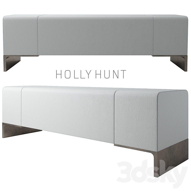 Holly Hunt Arakan Bench 3DSMax File - thumbnail 1