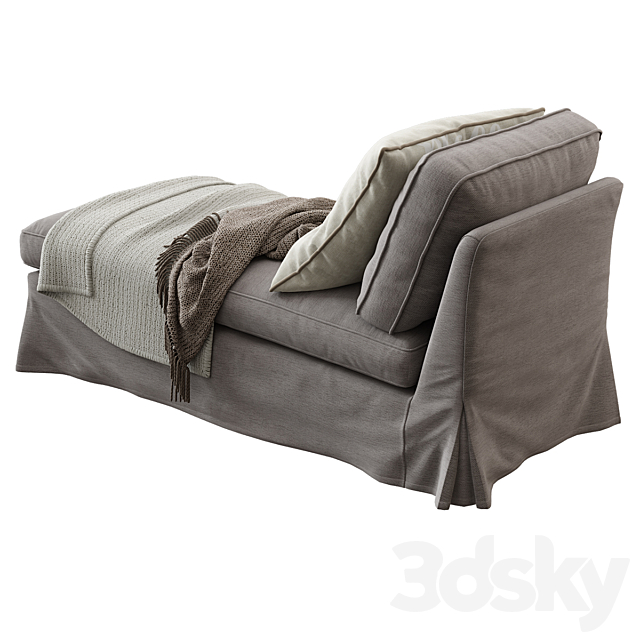 Ikea _ Ektorp Chaise Lounge 3DS Max Model - thumbnail 3