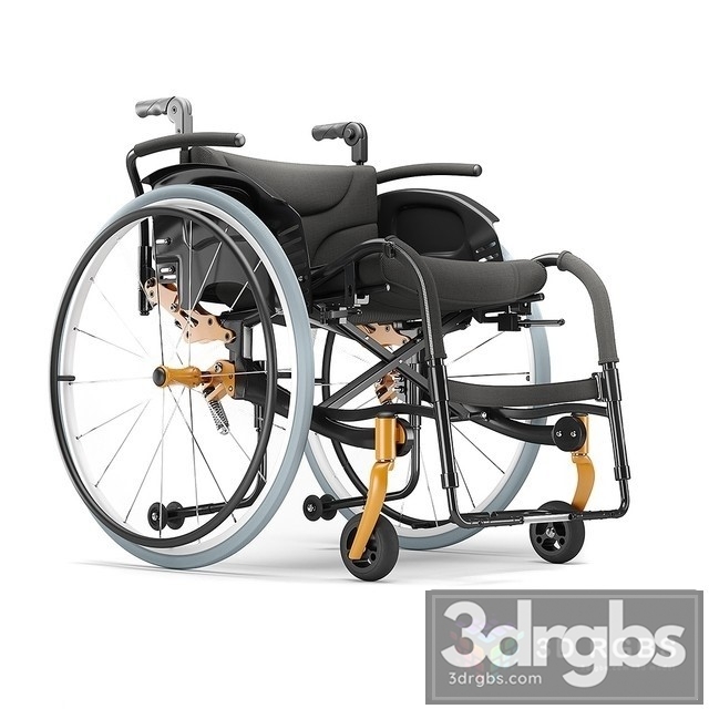 Invalid Wheelchair Ortonica S3000 3dsmax Download - thumbnail 1