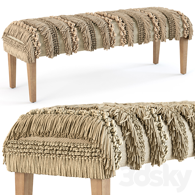 Isola bench 3DSMax File - thumbnail 1