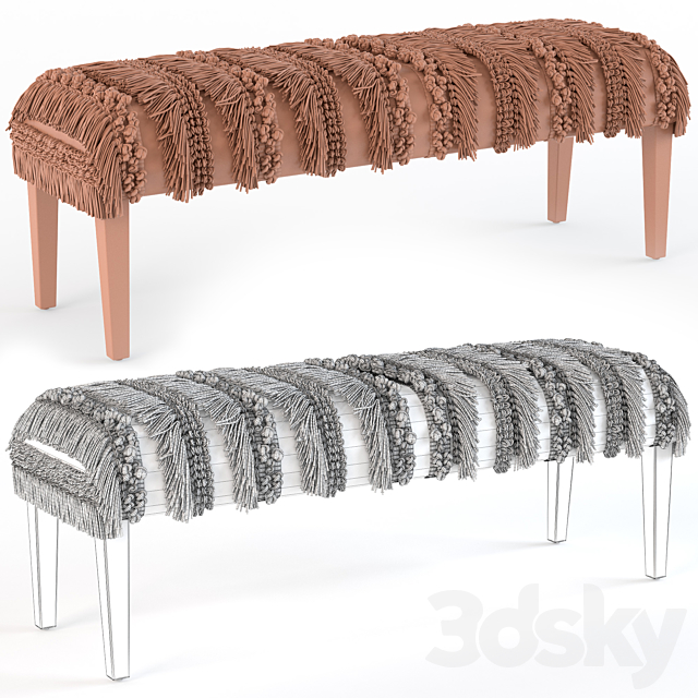 Isola bench 3DSMax File - thumbnail 3