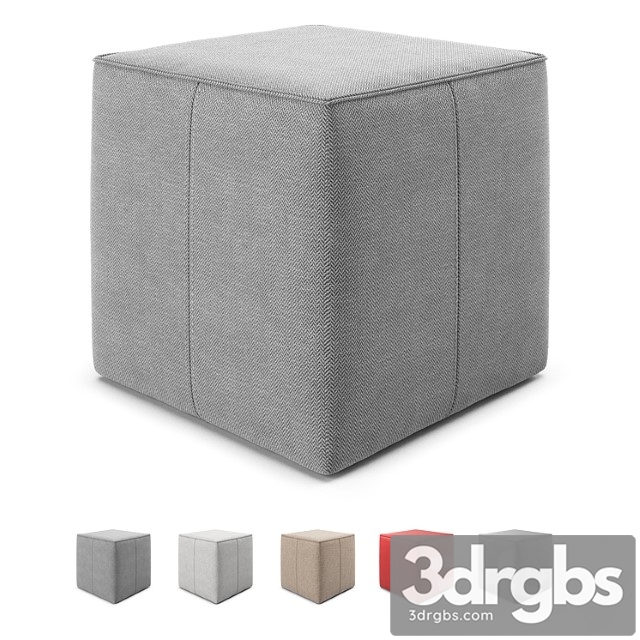 Italian pouf uchi by bontempi casa 2 3dsmax Download - thumbnail 1