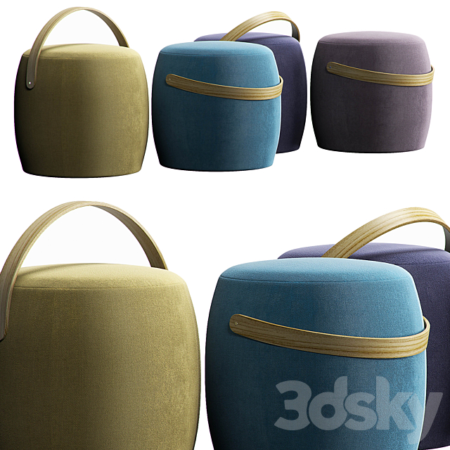 JAMNI Pouffe Bomb 3DSMax File - thumbnail 1