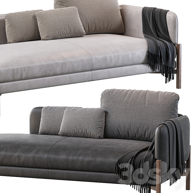 JULES (chaiselongue) 3ds Max - thumbnail 3