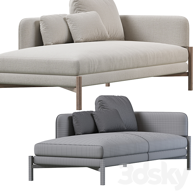 JULES (chaiselongue) 3DSMax File - thumbnail 4