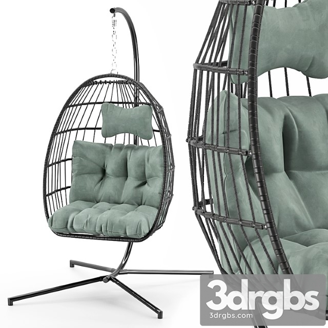 Kcasa Rattan Chair 3dsmax Download - thumbnail 1