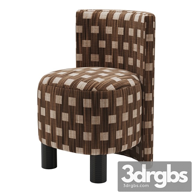 Kelly Wearstler Willoughby Stool 5 3dsmax Download - thumbnail 1