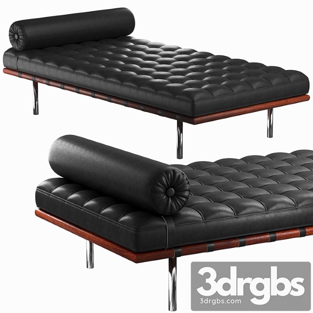 Knoll barcelona day bed 2 3dsmax Download - thumbnail 1