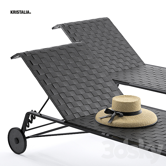 Kristalia Rest lounger 3ds Max - thumbnail 1