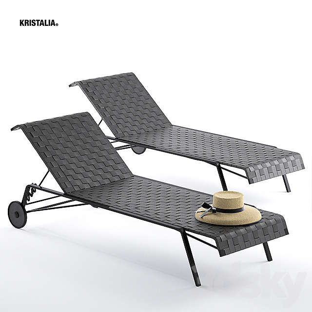 Kristalia Rest lounger 3ds Max - thumbnail 2