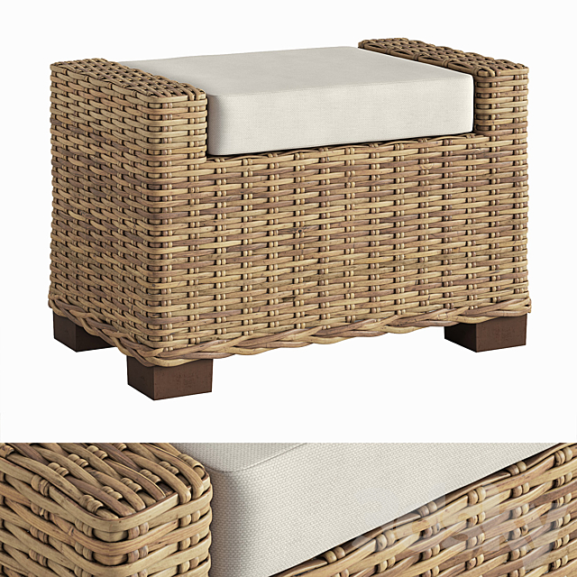 Lacquered kubu-rattan 3DSMax File - thumbnail 1