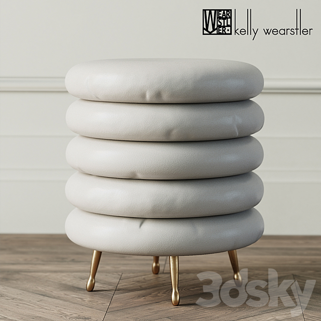 LAUREL STOOL by Kelly Wearstler 3ds Max - thumbnail 1