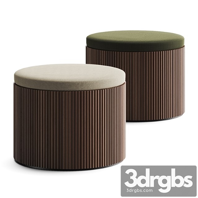 Lema Drum Pouf 3dsmax Download - thumbnail 1