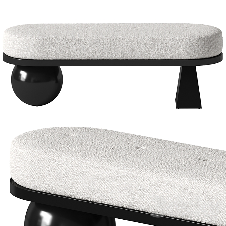 Leo Bench by Christian Siriano – 1stdibs 3DS Max Model - thumbnail 1