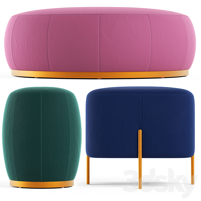 Loftdesigne poufs 3DSMax File - thumbnail 2