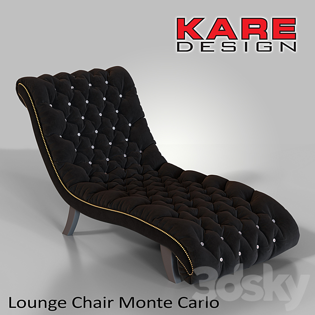 Lounge Chair Monte Carlo 3DSMax File - thumbnail 1