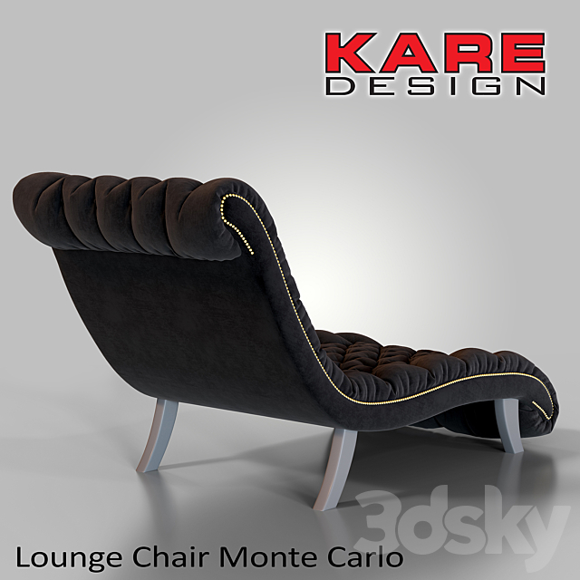 Lounge Chair Monte Carlo 3DSMax File - thumbnail 2