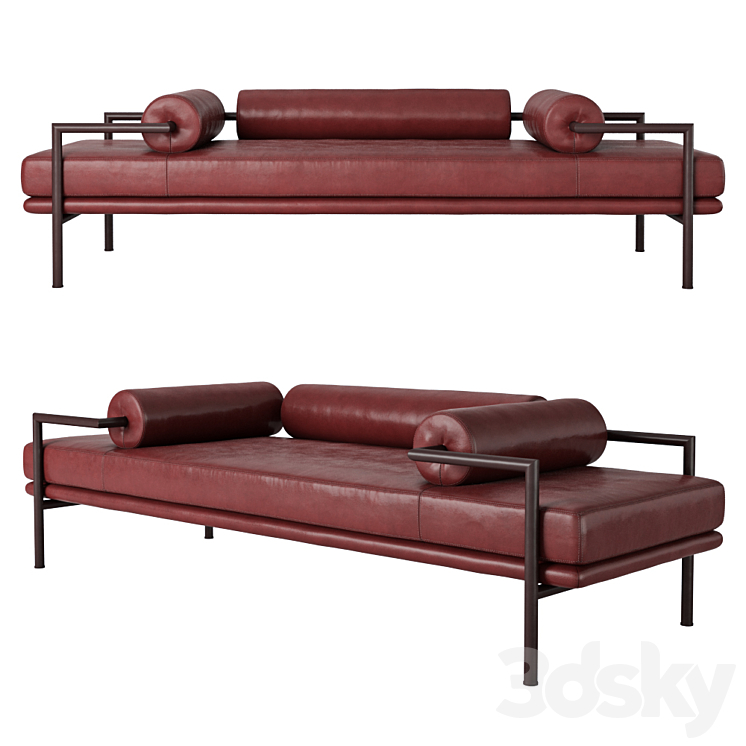 Luteca dorcia daybed 3DS Max Model - thumbnail 3