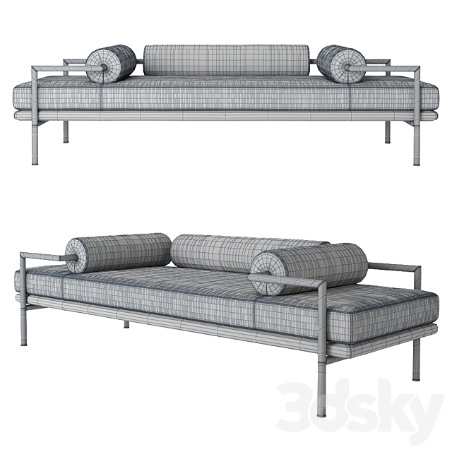 Luteca dorcia daybed 3DSMax File - thumbnail 4