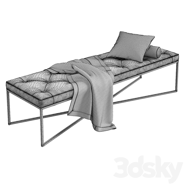 Made _ Julianne Ottoman 3DSMax File - thumbnail 3