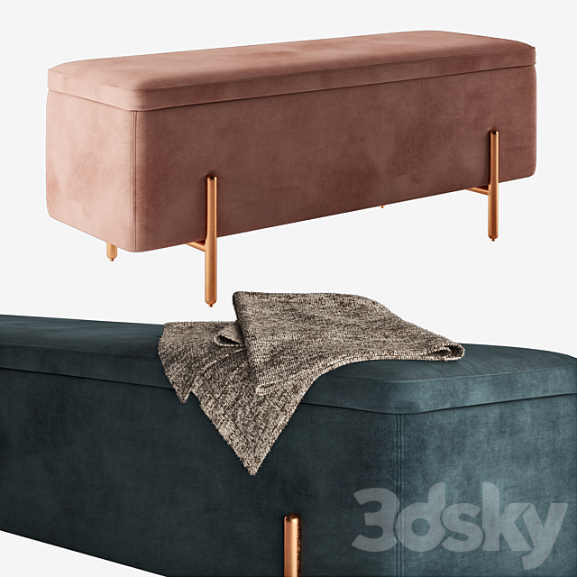 Made_Ottoman_Asare_set 3ds Max - thumbnail 2