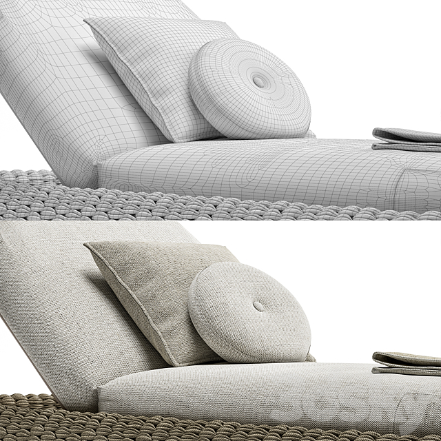 Manutti kobo lounger 3DSMax File - thumbnail 3