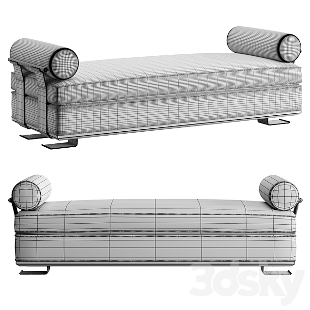 Mattaliano – Crillon Daybed 3ds Max - thumbnail 3