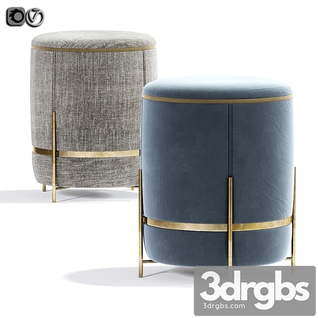 Melange Stool 02 3dsmax Download - thumbnail 1