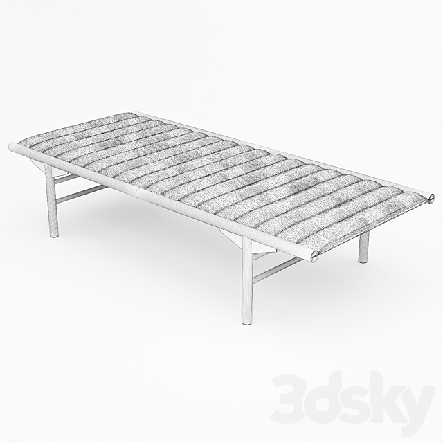 Menu Daybed 3DS Max Model - thumbnail 2