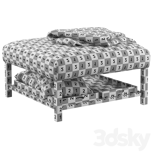 Miller’s Home Furnishings _ Elliot Ottoman 3DSMax File - thumbnail 5