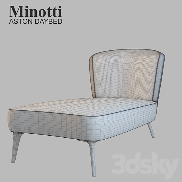 Minotti ASTON DAYBED 3DSMax File - thumbnail 3