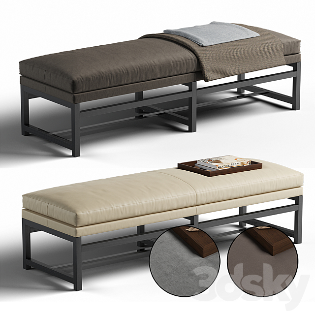 Minotti Flynt Bench 3DSMax File - thumbnail 1