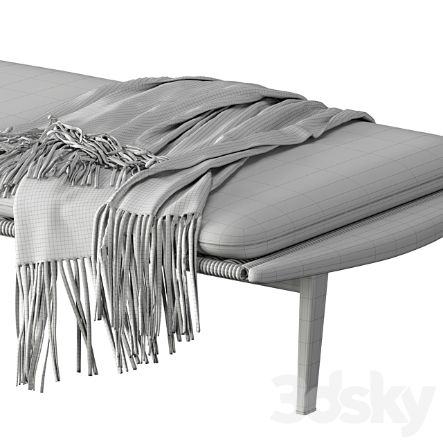 Minotti fynn bench 3DSMax File - thumbnail 5