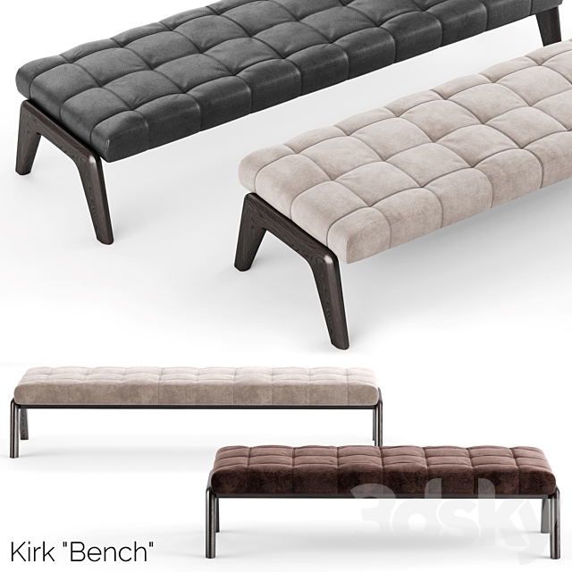 Minotti Kirk Bench 3DSMax File - thumbnail 1