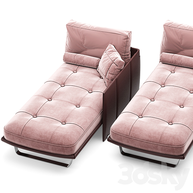 Minotti Luggage Chaise Lounge 3DSMax File - thumbnail 3