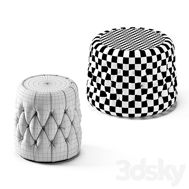 Miss Feet coffee tables 3DS Max Model - thumbnail 2