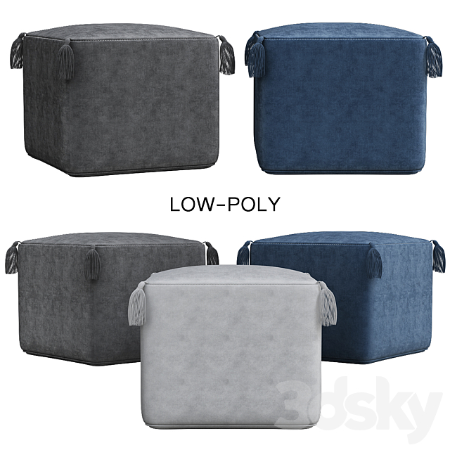 Mohave outdoor pouf 3DSMax File - thumbnail 1