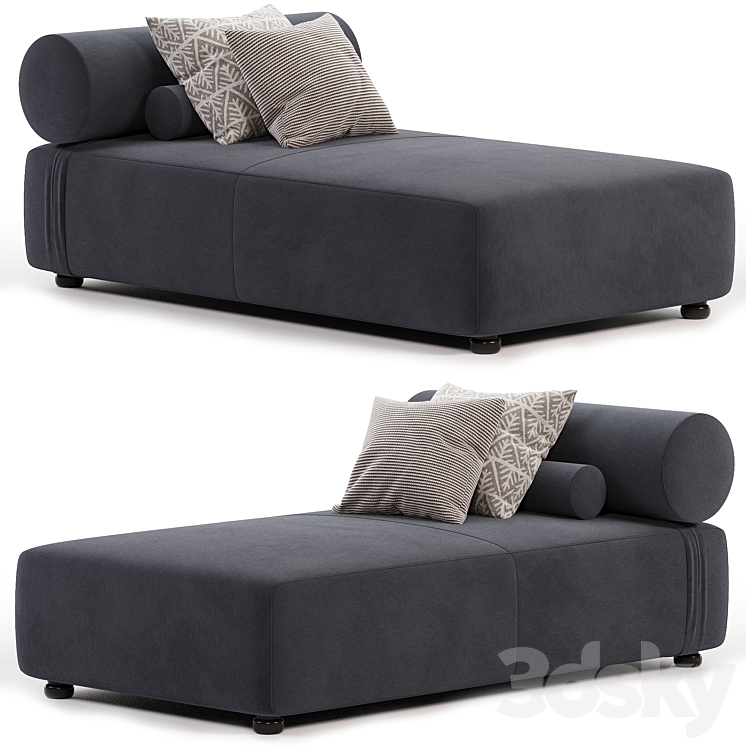 Moroso MEZZE Couch Sofa 3DS Max Model - thumbnail 1