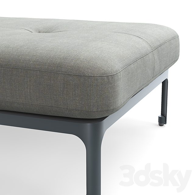 Moroso modernista bench 160 3DS Max Model - thumbnail 2