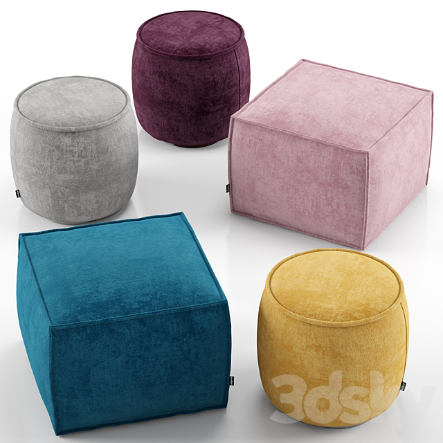 Muffin and Soap ottoman – Calligaris 3DSMax File - thumbnail 1