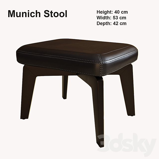 Munich Stool 3DSMax File - thumbnail 1