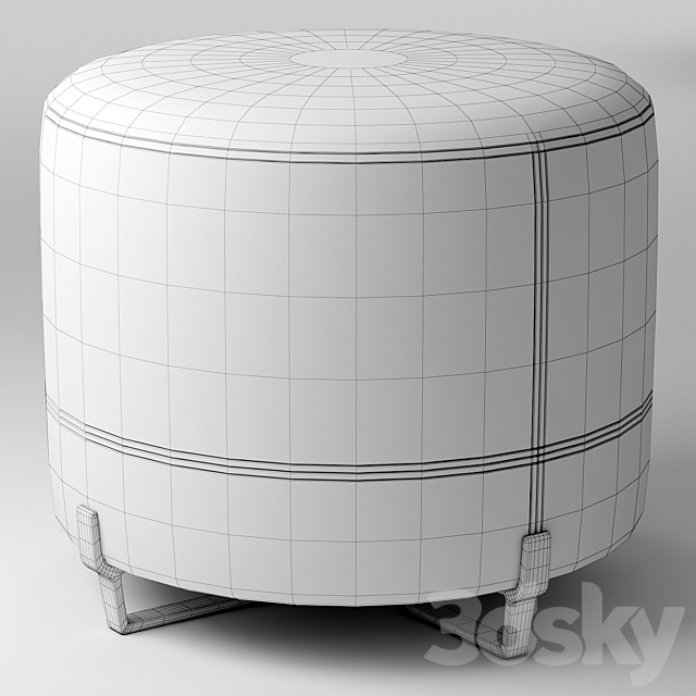 New York round poufs – Poliform 3DSMax File - thumbnail 3