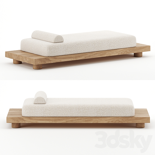 Nomad daybed by Emmanuelle Simone 3ds Max - thumbnail 1