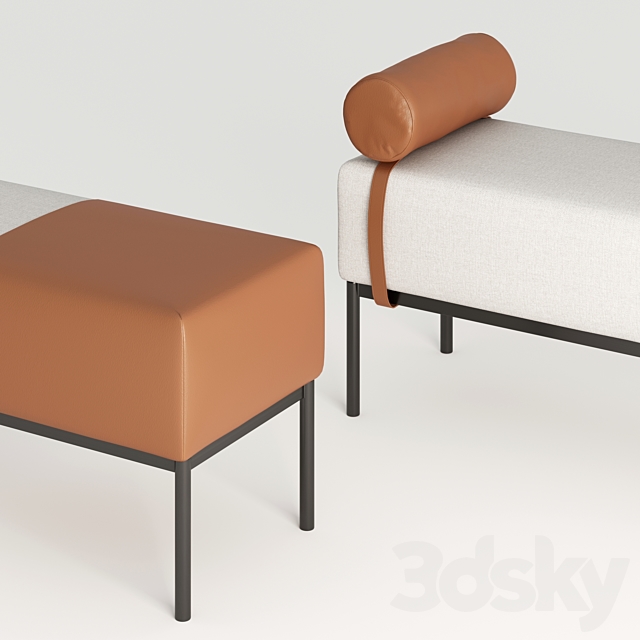 Olivya Stone Edo Bench 3DSMax File - thumbnail 2