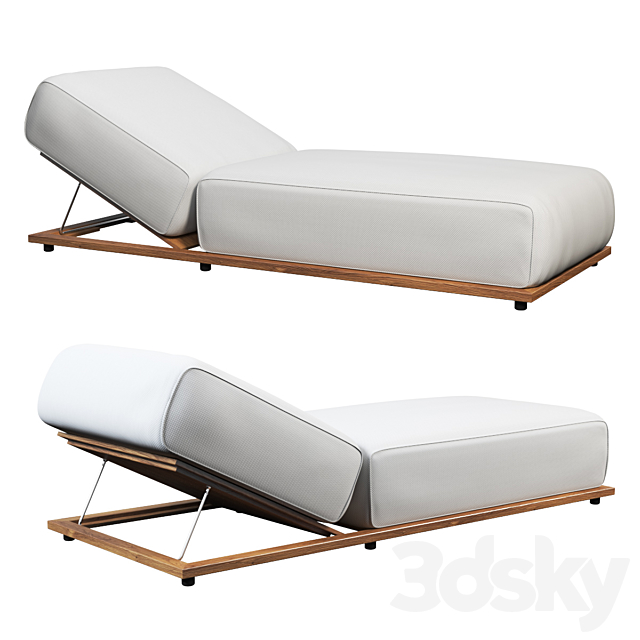 Open Air Lounge Bed 3DSMax File - thumbnail 2