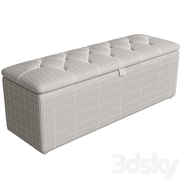 Orkney Storage Ottoman 3DSMax File - thumbnail 4