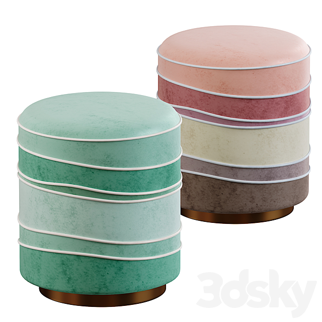 Ottiu Charisse STOOL 3DSMax File - thumbnail 2